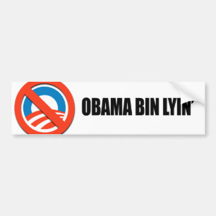 Adesivo Para Carro Lyin da caixa de Obama