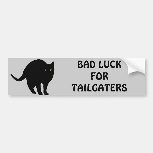 Adesivo Para Carro Má sorte para Tailgaters (Frente)