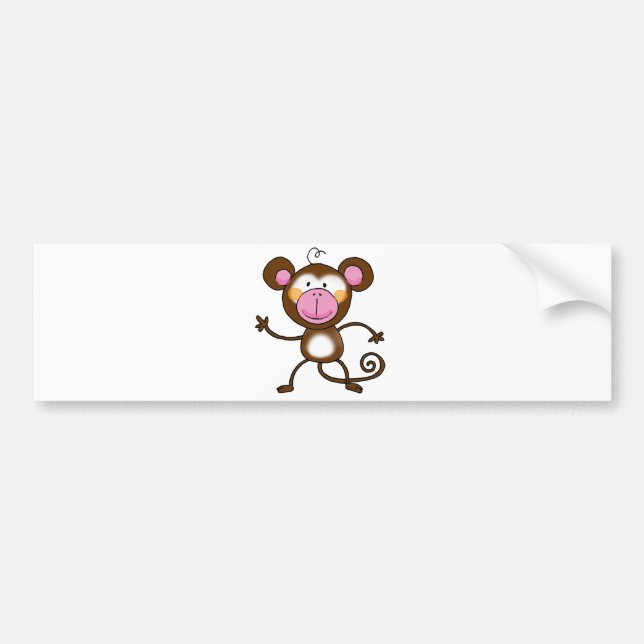 Adesivo Para Carro Macaco insolente (Frente)