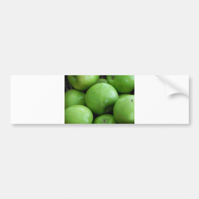 Adesivo Para Carro Maçãs verdes (Frente)