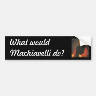 Adesivo Para Carro Machiavelli 3 quartos com Blackadder