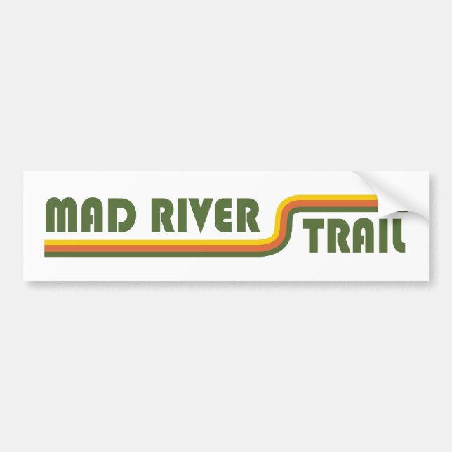Adesivo Para Carro Mad River Trail Dayton Ohio (Frente)
