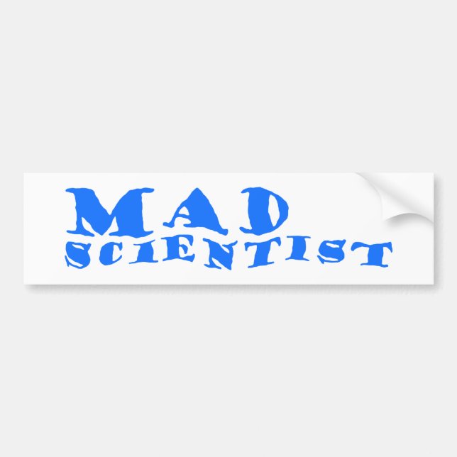 Adesivo Para Carro mad scientist (Frente)