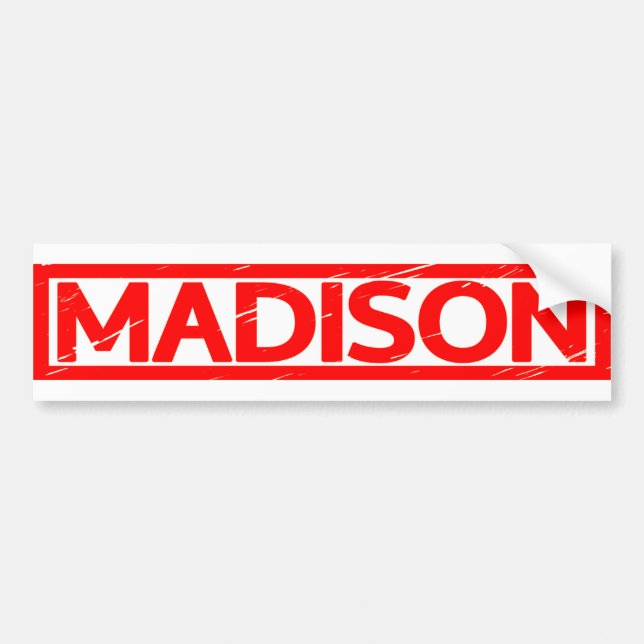 Adesivo Para Carro Madison Stamp (Frente)