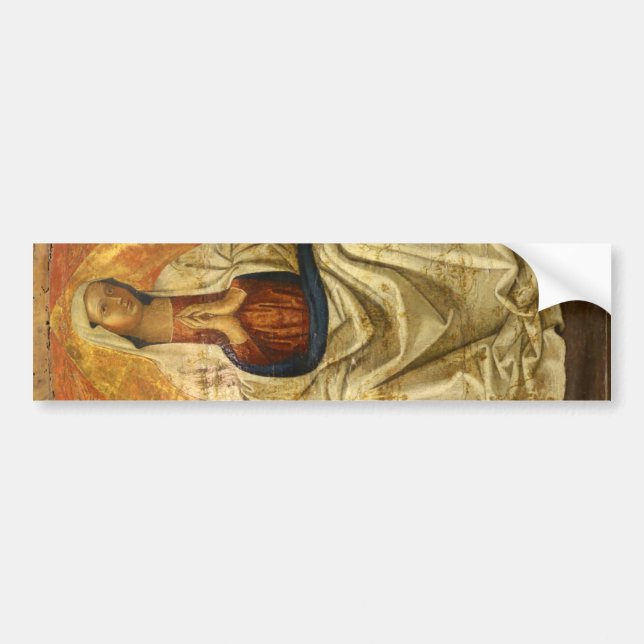 Adesivo Para Carro Madonna em Gloria (Virgem Maria Enthroned) (Frente)