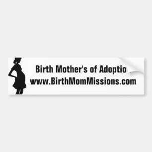 Adesivo Para Carro Mãe de nascimento do pára-choque da adopção