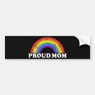 Adesivo Para Carro Mãe orgulhosa do arco-íris da filha gay ou lésb