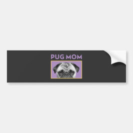 Adesivo Para Carro Mãe Pug