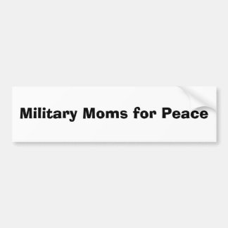 Adesivo Para Carro Mães militares para a paz