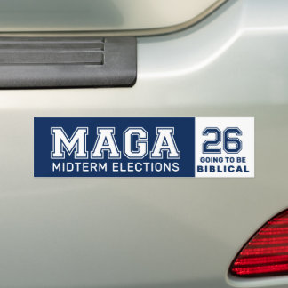 Adesivo Para Carro MAGA 2026 Midterms