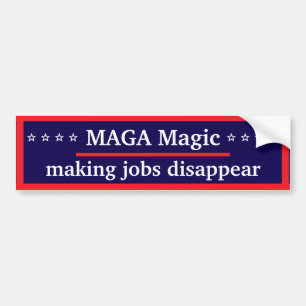 Adesivo Para Carro MAGA Magic Bumper Sticker