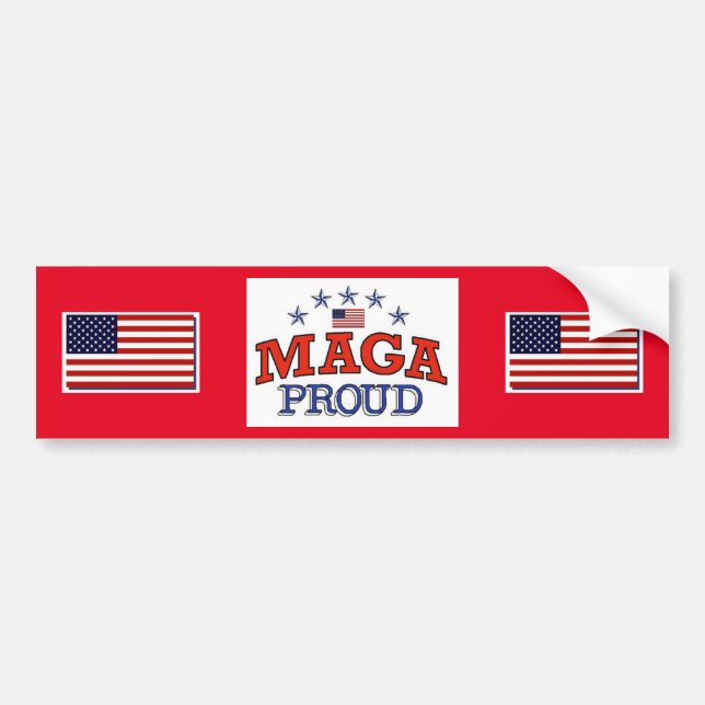 Adesivo Para Carro MAGA Proud (Frente)