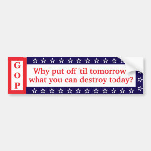 Adesivo Para Carro MAGA's Motto Bumper Sticker