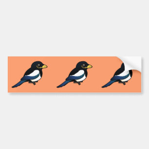 Adesivo Para Carro Magpie Amarelo-faturado