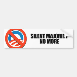 ADESIVO PARA CARRO MAIORIA SILENCIOSA NÃO MAIS