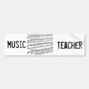Adesivo Para Carro Major de Música/Estudante/Professor