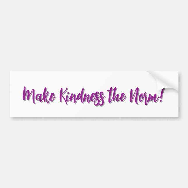 Adesivo Para Carro Make Kindness the Norm! (Frente)
