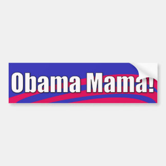 Adesivo Para Carro Mama de Obama! Autocolante no vidro traseiro