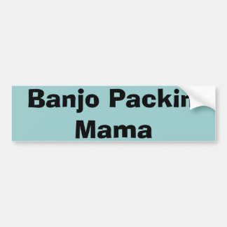 Adesivo Para Carro MaMa de Packin do banjo