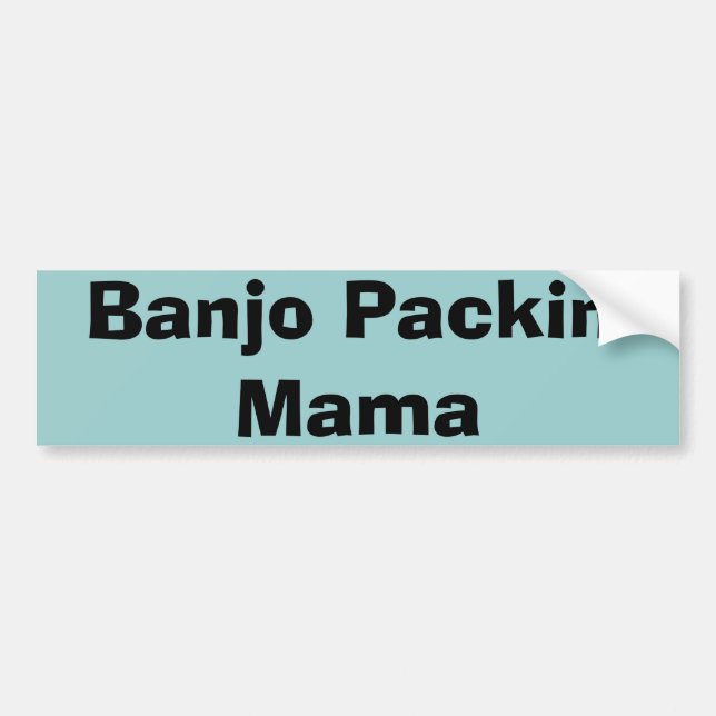 Adesivo Para Carro MaMa de Packin do banjo (Frente)