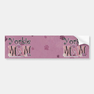 Adesivo Para Carro MAMÃ de Yorkie