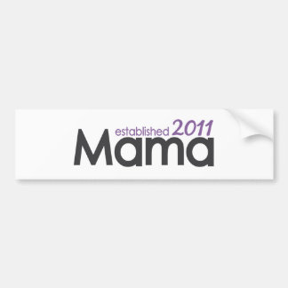Adesivo Para Carro Mama Established 2011