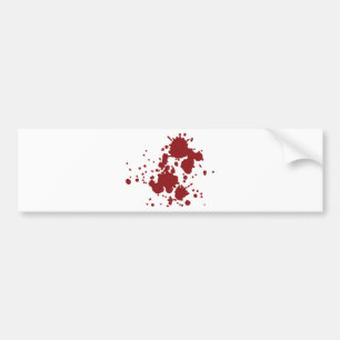 Adesivo Para Carro manchas de sangue do horror