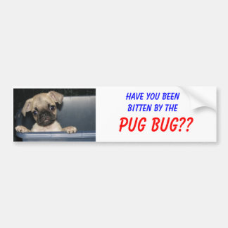 Adesivo Para Carro Manda você beenbitten pelo, INSETO do PUG??