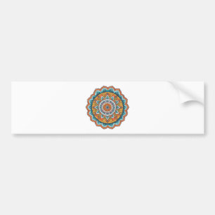Adesivo Para Carro mandala de várias cores