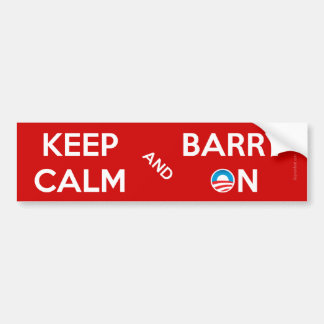 Adesivo Para Carro Mantenha a calma e o Barry sobre