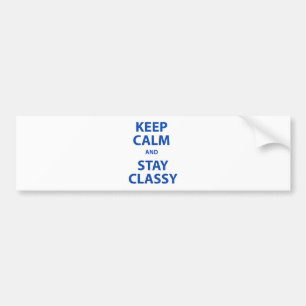 Adesivo Para Carro Mantenha a calma e permaneça elegante