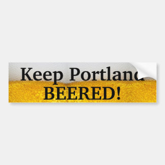 Adesivo Para Carro Mantenha Portland BEERED (ii)!