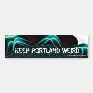 Adesivo Para Carro "MANTENHA PORTLAND ESTRANHO"--Bumpersticker