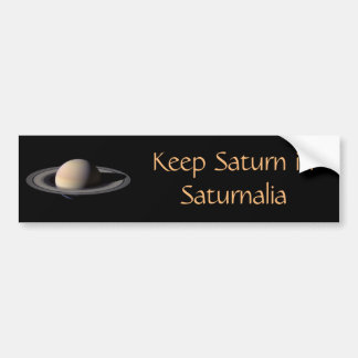 Adesivo Para Carro Mantenha Saturn no Saturnalia