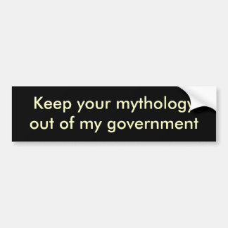 Adesivo Para Carro Mantenha seu mythologyout de meu governo