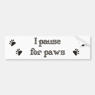 Adesivo Para Carro Manto para patas j pause for paws