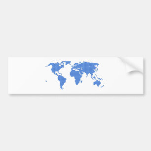 Adesivo Para Carro Mapa do mundo