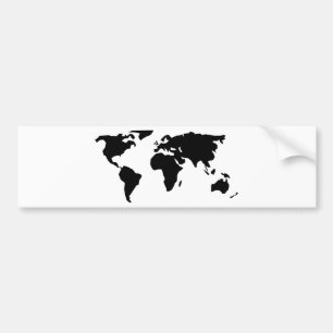 Adesivo Para Carro Mapa Mundial