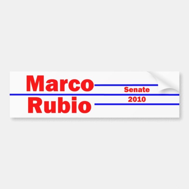 Adesivo Para Carro Marco Rubio 4 (Frente)