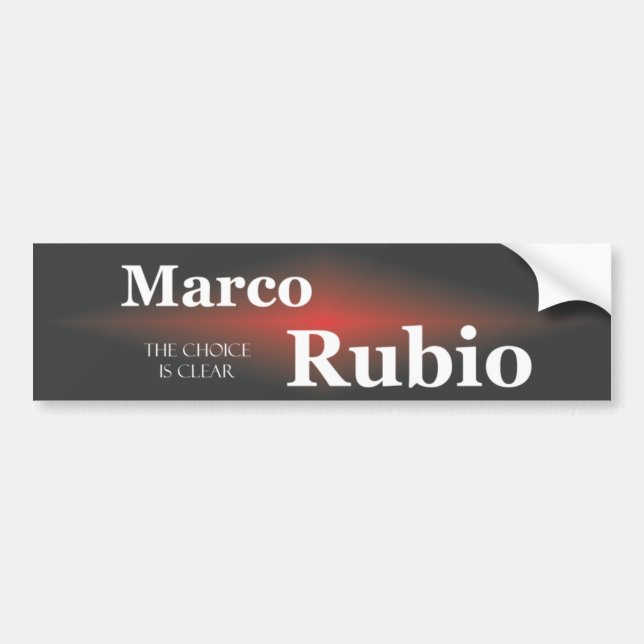 Adesivo Para Carro Marco Rubio 5,1 (Frente)