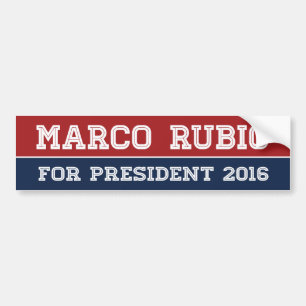 Adesivo Para Carro Marco Rubio para o presidente 2016 linha