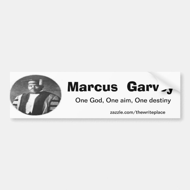 Adesivo Para Carro Marcus Garvey (Frente)