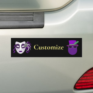 Adesivo Para Carro Mardi Gras Y'all Thunder_Cove