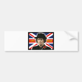 Adesivo Para Carro Margaret Thatcher I Love Maggie