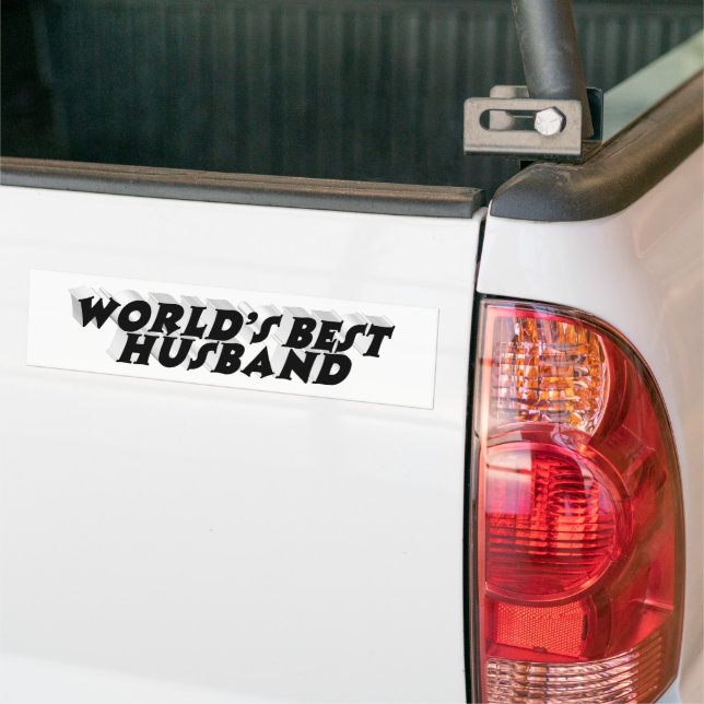 Adesivo Para Carro Marido com texto preto (No caminhão)