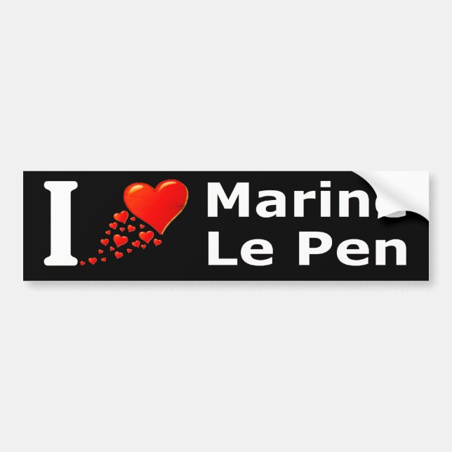 Adesivo Para Carro Marine Le Pen 2017 (Frente)