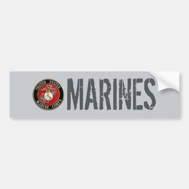Adesivo Para Carro Marines (Aviação) (Frente)