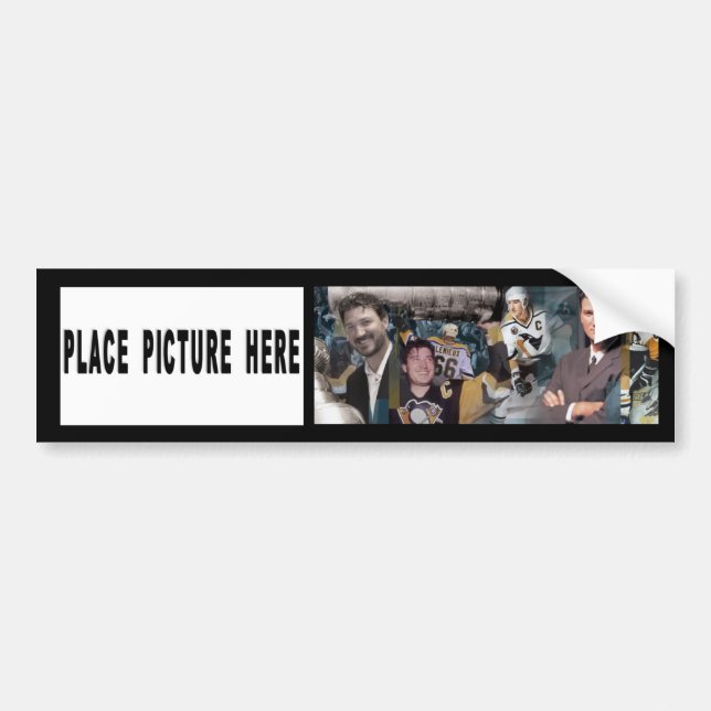 Adesivo Para Carro Mario Mosaic Bumper Sticker com Foto Individual (Frente)