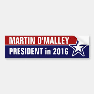 Adesivo Para Carro Martin O'Malley em 2016