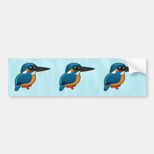 Adesivo Para Carro Martinho pescatore da terra comum de Birdorable